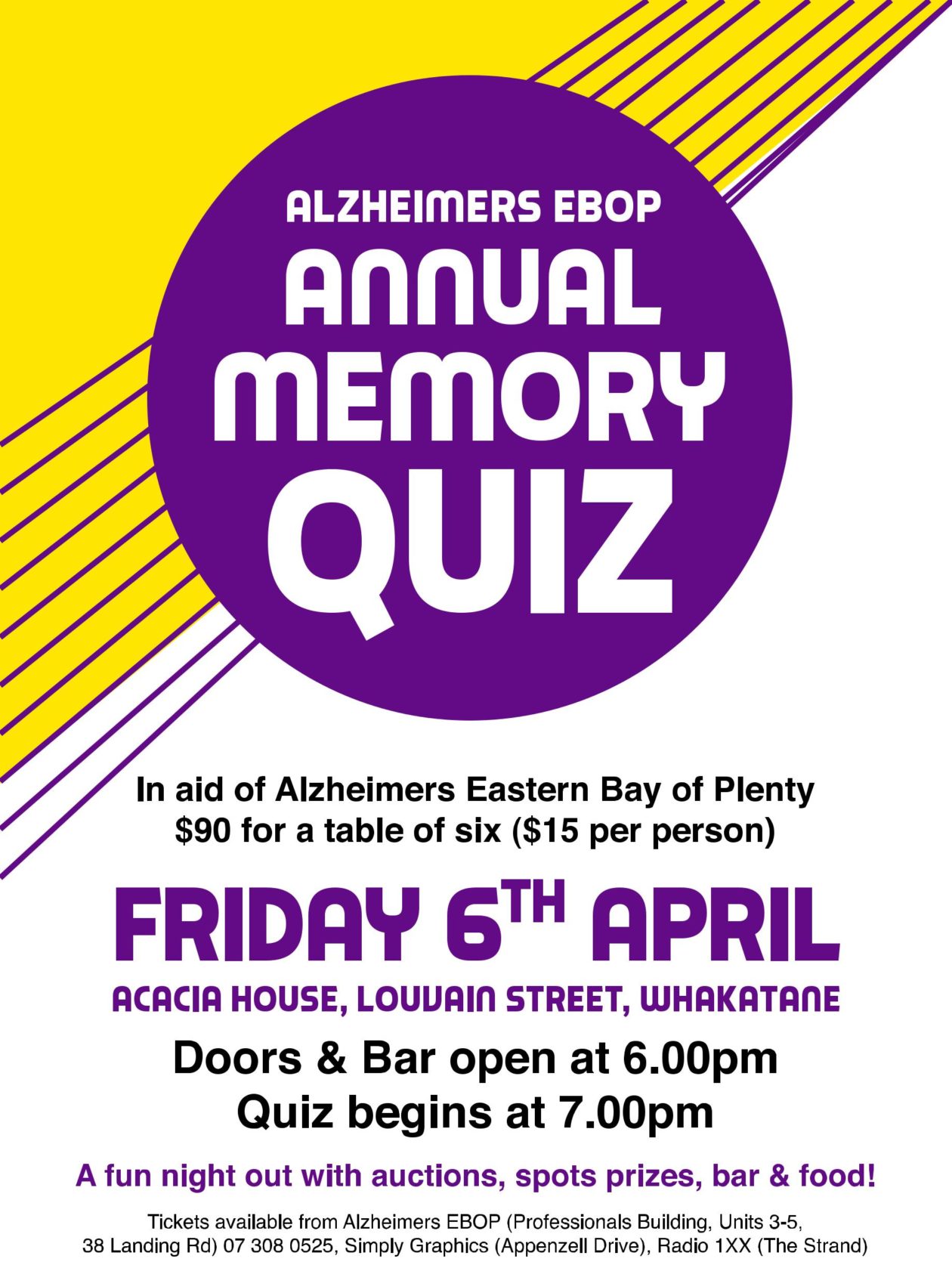 Alzheimers EBOP Annual Memory Quiz Post Cover Image