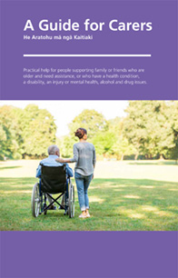 A GUIDE FOR CARERS Cover Image