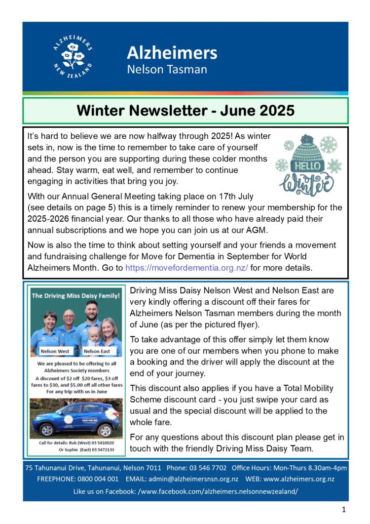 Nelson Tasman Newsletters cover Image