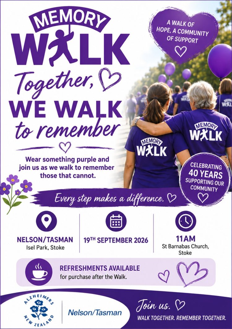 Memory Walk – Saturday, 19th September 2026 cover Image