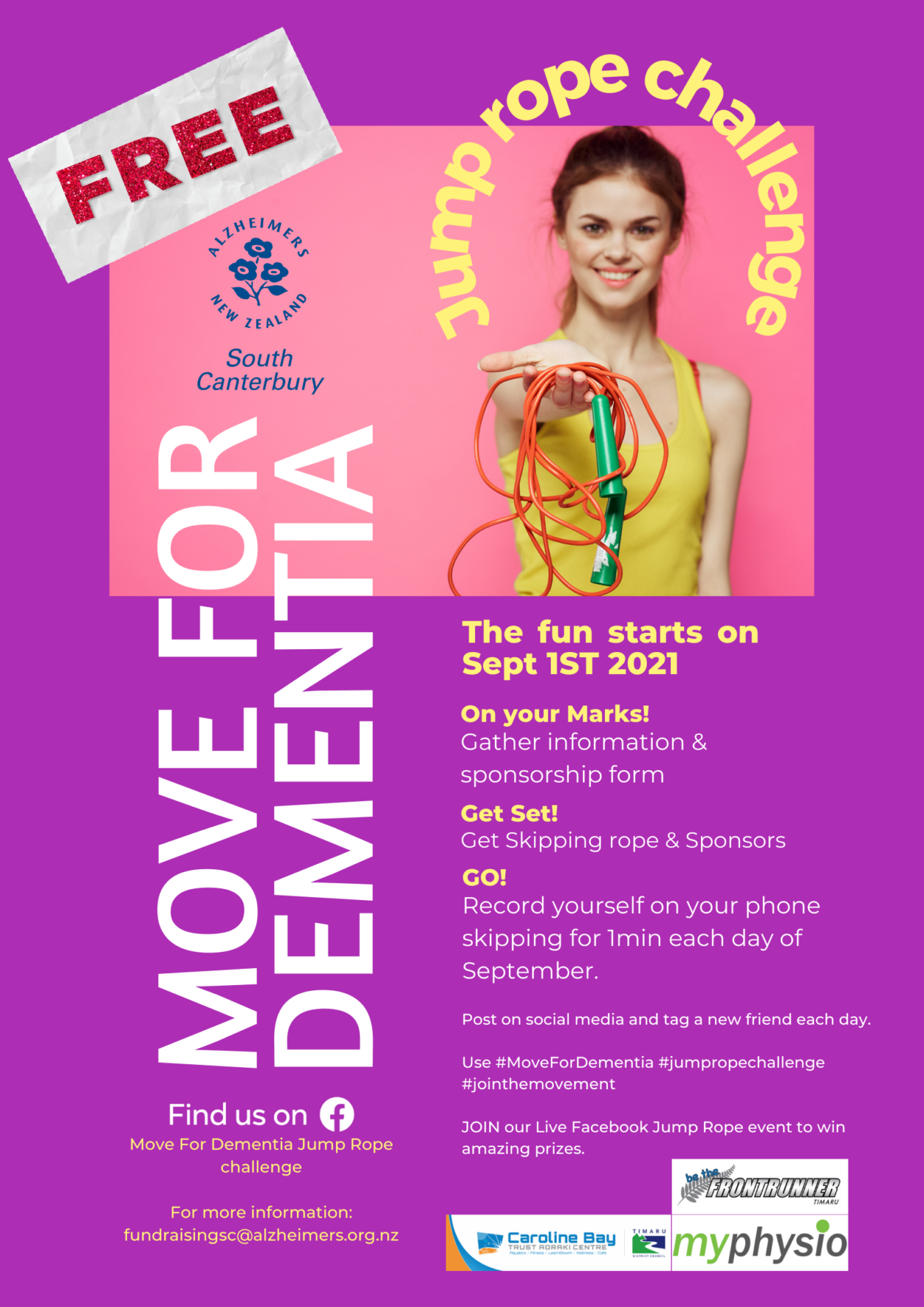 Move For Dementia with Jump Rope & Step Count Challenge Post Cover Image