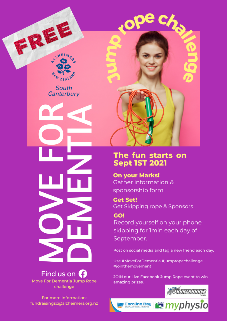 Move For Dementia with Jump Rope & Step Count Challenge Cover Image
