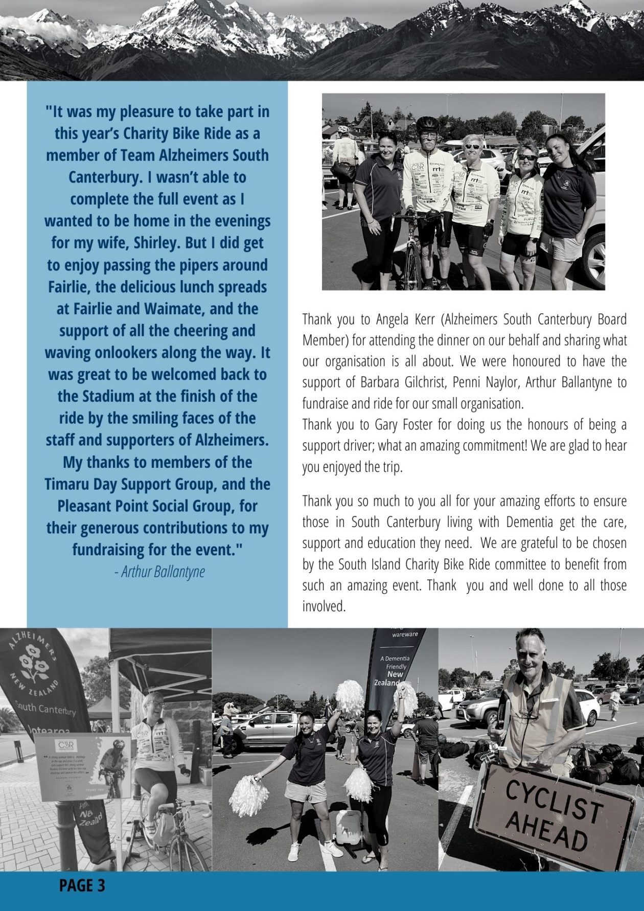 page 3 of newsletter