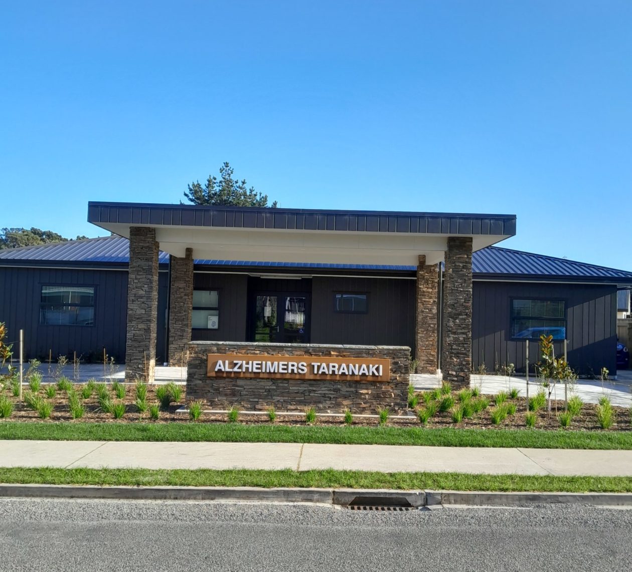 photo from the street of our dementia friendly building Tautāwhi in Spotswood, New Plymouth