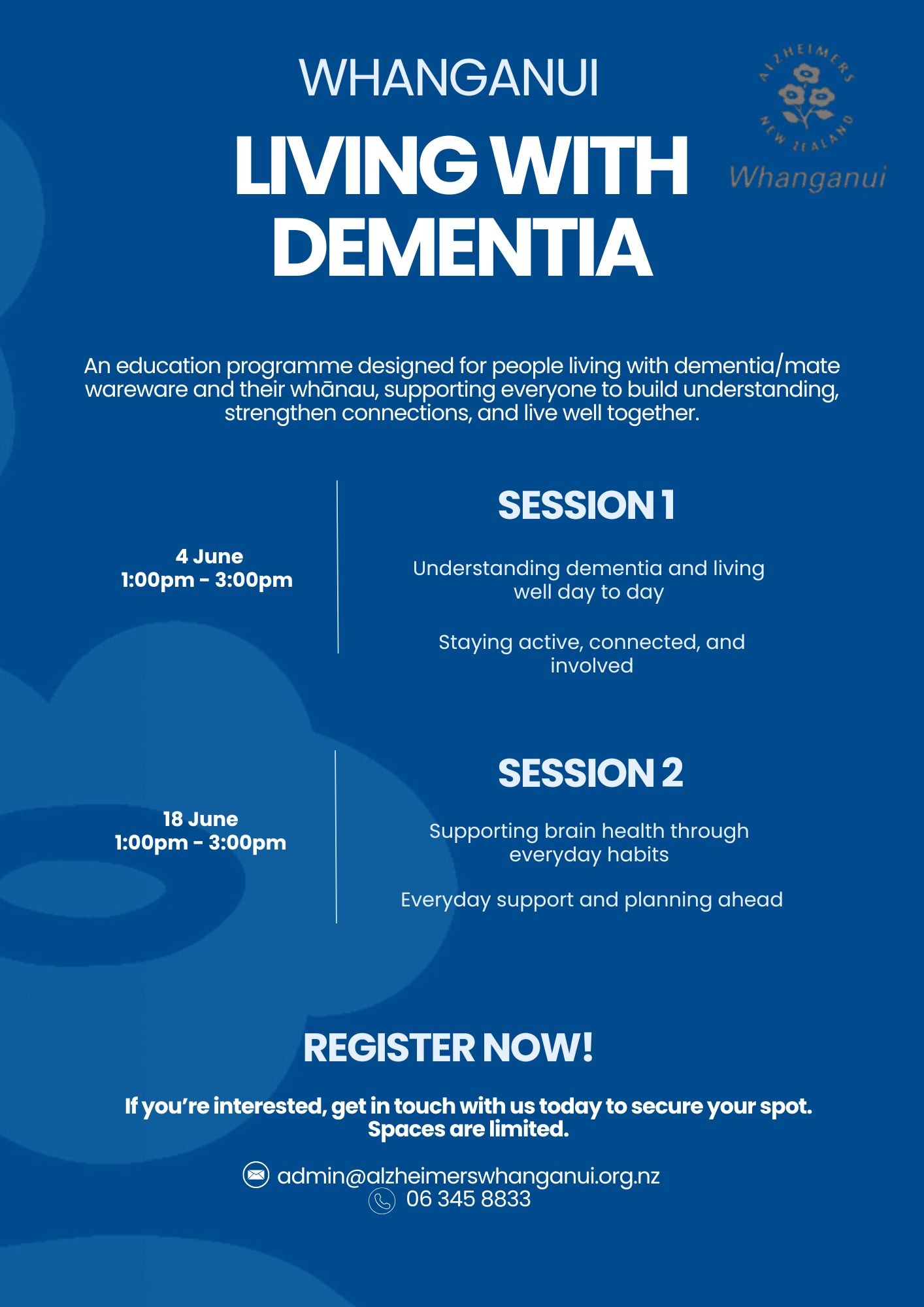 Living with Dementia Education Programme (Whanganui) icon