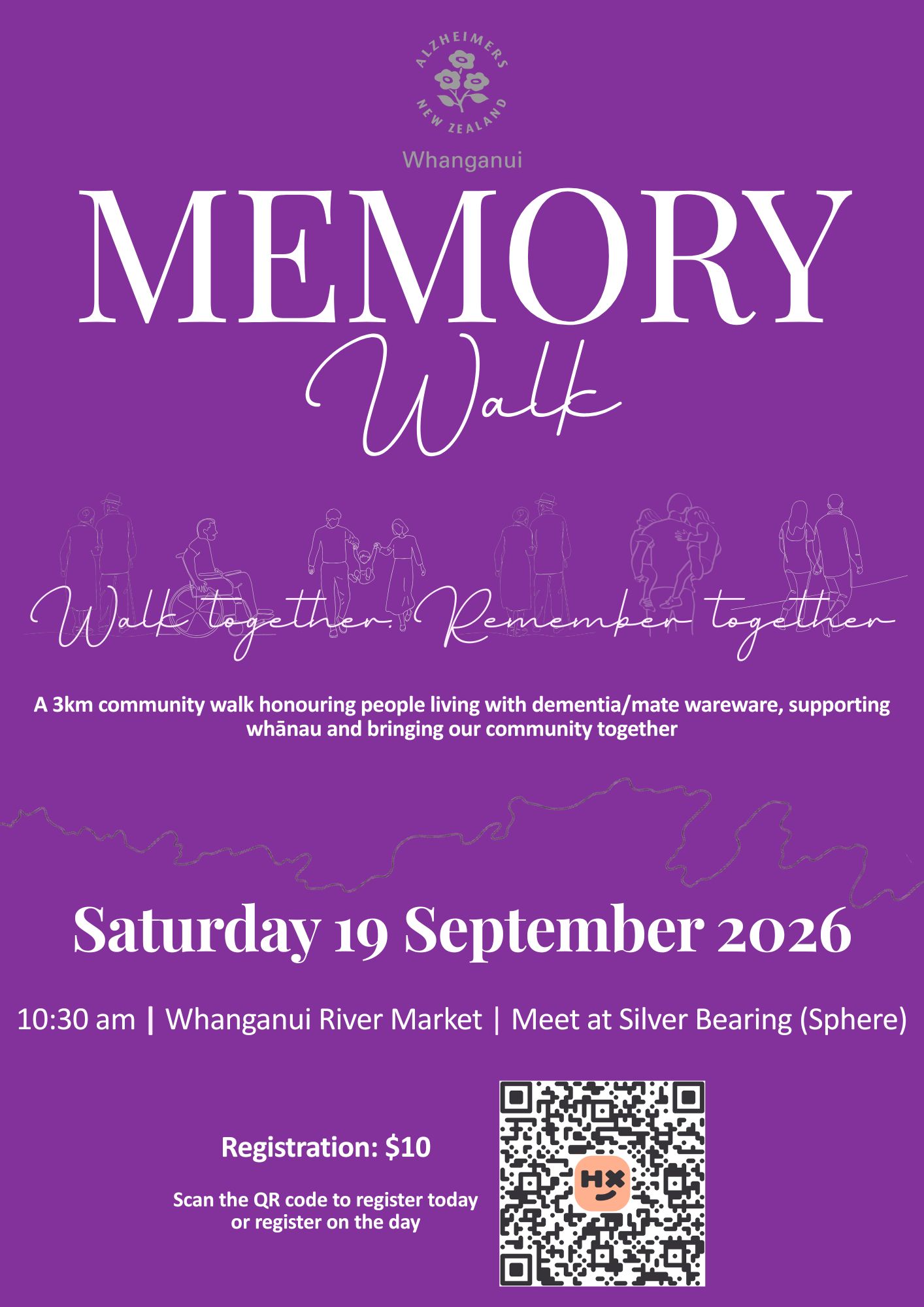 2026 Alzheimers Whanganui Memory Walk icon