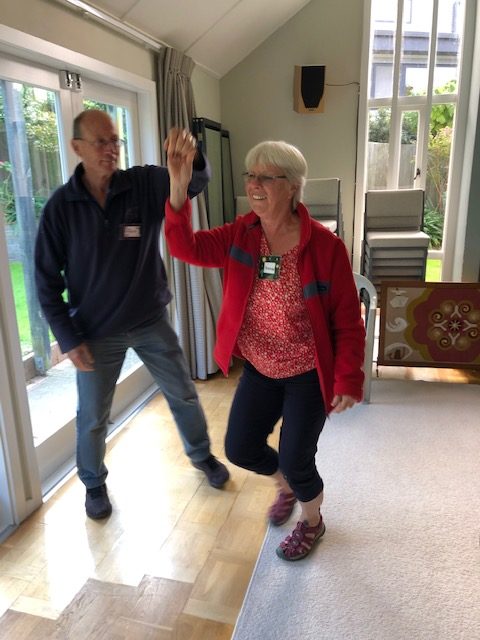 Fred and Yvonne dancing