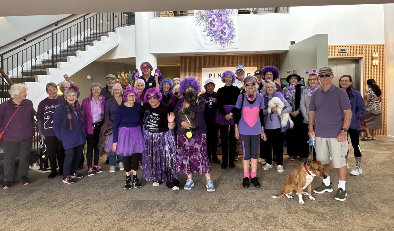 Pinesong Village held an awareness walk and had a we did a raffle and baked goodies to mark World Alzheimers Month