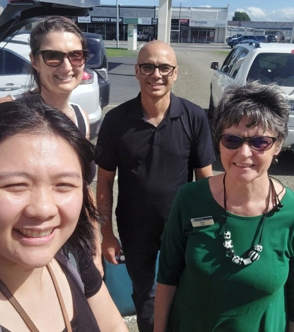 Dr Tara Sani, Dr Susan Yates, Professor Hemi Whanga and Tracy Robinson at the event in Gisborne 